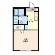 ヴィラージュの間取り画像