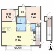 プルメリアBの間取り画像