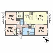 エクラージュの間取り画像