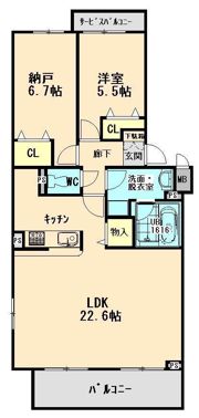 アビーロードIの間取り画像