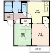 エブリ日吉 Bの間取り画像
