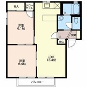 グリーンパストラル Aの間取り画像