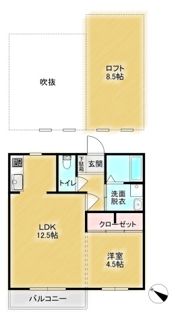 メゾンエマーブルE・Tの間取り画像