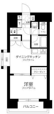 ライオンズマンシヨン山吹町の間取り画像