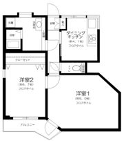 パステルUの間取り画像