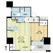 オープンレジデンシア名古屋栄の間取り画像