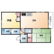サニーハイツ北山台の間取り画像
