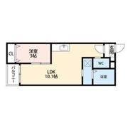 Warren nakashiotaⅡ(ウォーレの間取り画像