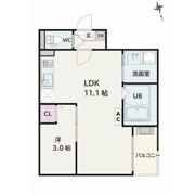 Jack shimmeiⅠの間取り画像