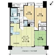 ライオンズステーションスクエア南柏の間取り画像