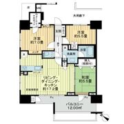 ルネサンス南柏駅前の間取り画像