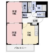 Surplus TwoローデアコートAの間取り画像