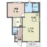 ディアコートBの間取り画像