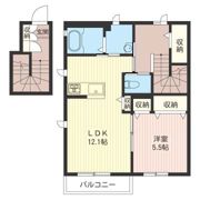 シャルマンウエストの間取り画像