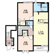 レジェンド・ヤマト新栃木Bの間取り画像