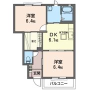 みずほメゾンBの間取り画像
