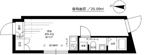 クラリア野方ウエストの間取り画像