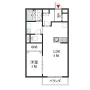 サンビレッヂさくら Cの間取り画像