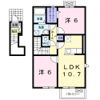 プラシード Nの間取り画像