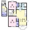 パティオソレアードKT Aの間取り画像