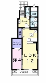 クレメントイーストの間取り画像