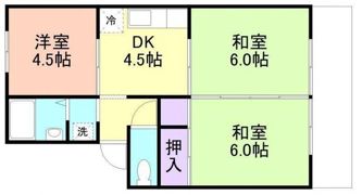 ハイツタカラの間取り画像