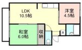プレジール根来の間取り画像