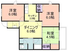 ガーデンコート中之島の間取り画像