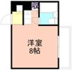 サザンハイツ六十谷の間取り画像