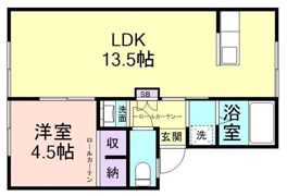 プレジール津森の間取り画像