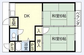 リバーサイド和仙ハイツの間取り画像
