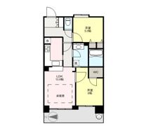 ユニ・アルス吹上プレジオ 202号の間取り画像