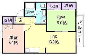 セジュール紀ノ川Ⅱの間取り画像