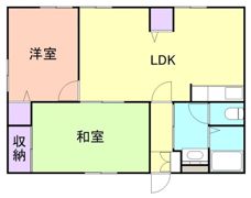 ハイツ緑ヶ丘の間取り画像