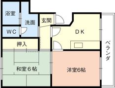 嶋本マンションの間取り画像