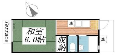 栄谷ハイツⅠの間取り画像