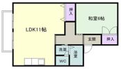 セジュールのざき C棟の間取り画像