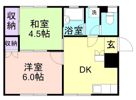 ナビオミカサの間取り画像