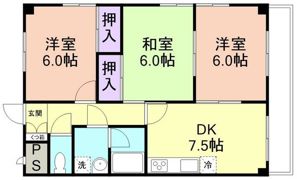 サンハイツKの間取り画像