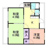 増田マンションB棟の間取り画像