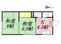 ハウス中之島の間取り画像