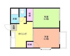 ホワイトハイツミサキⅡの間取り画像