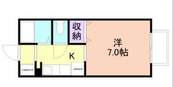 サニーコート和歌山B棟の間取り画像