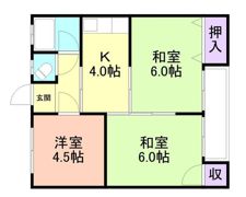 鈴木マンションの間取り画像