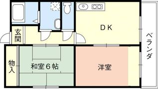 ルミエール参番館の間取り画像