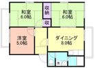 中村ハイツBの間取り画像