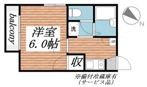 グレース市川の間取り画像