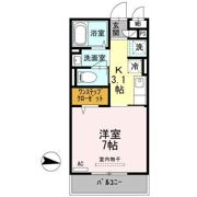 セジュール パークの間取り画像