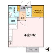 パティオ Ⅱ Bの間取り画像
