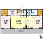 アベニュー Bの間取り画像